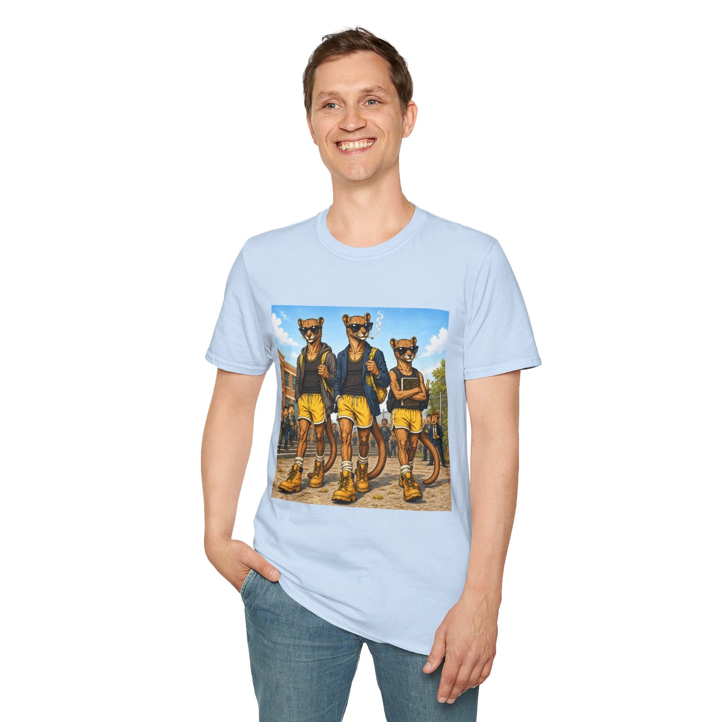 Fossa Schoolboys T-Shirt — Funny Show-Off Student Graphic Tee