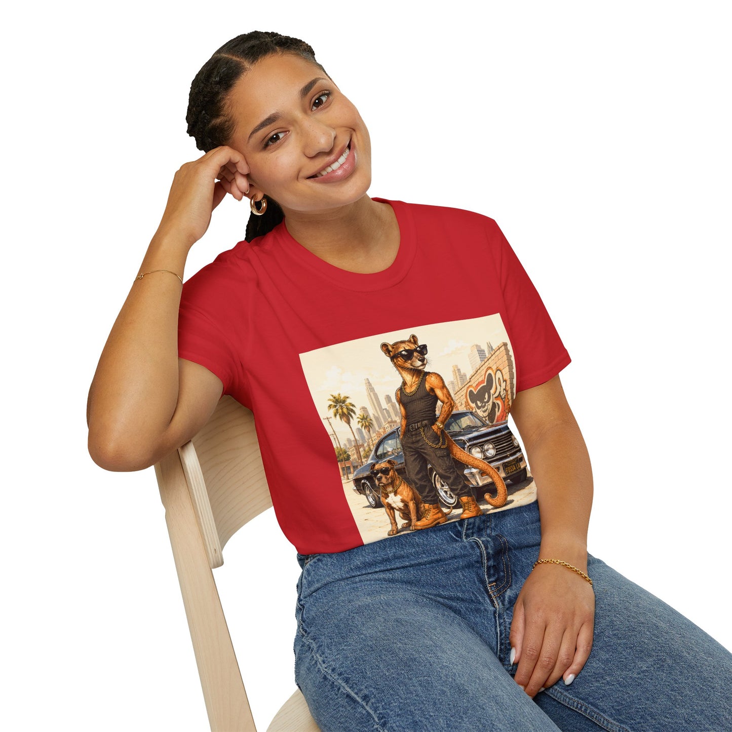 Fossa Gangster T-Shirt — Retro Street Fossa Vintage Car Graphic Tee