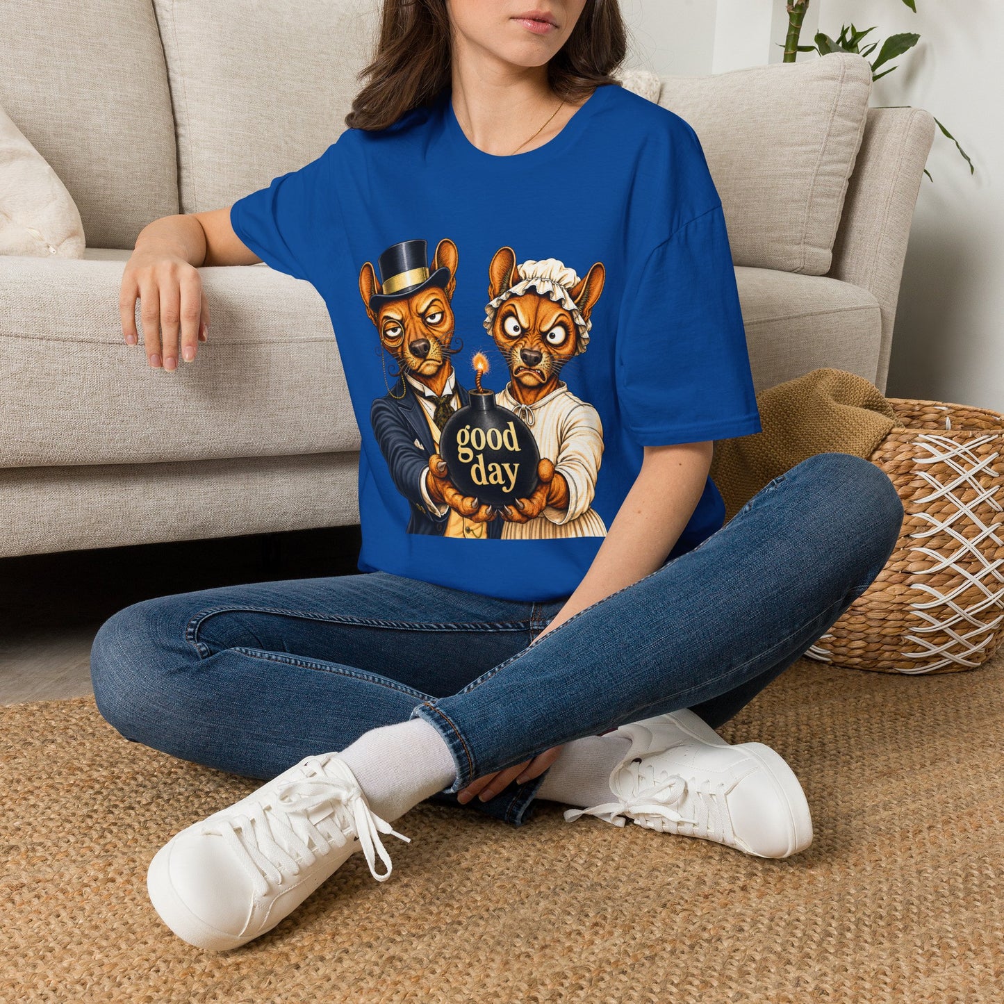 Fossa Newlyweds T-Shirt — Funny Good Day Couple Graphic Tee