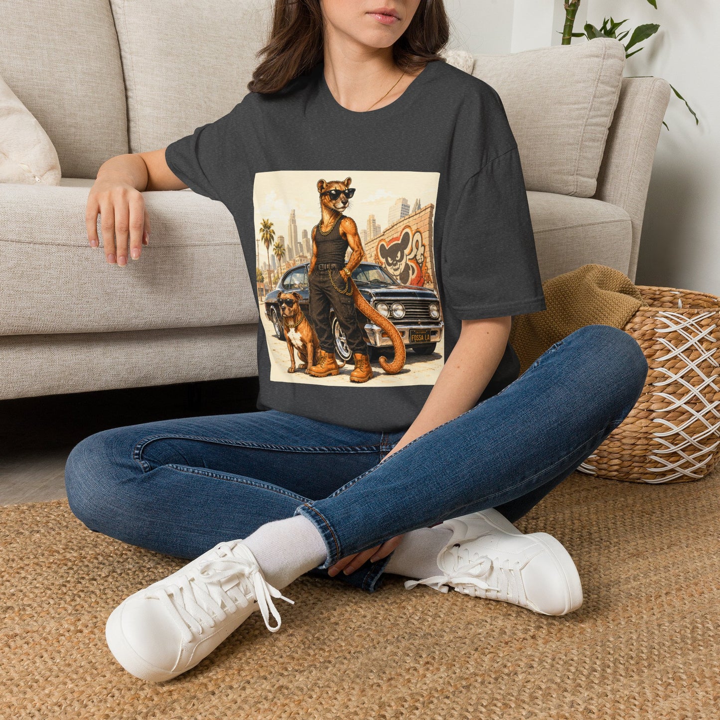 Fossa Gangster T-Shirt — Retro Street Fossa Vintage Car Graphic Tee