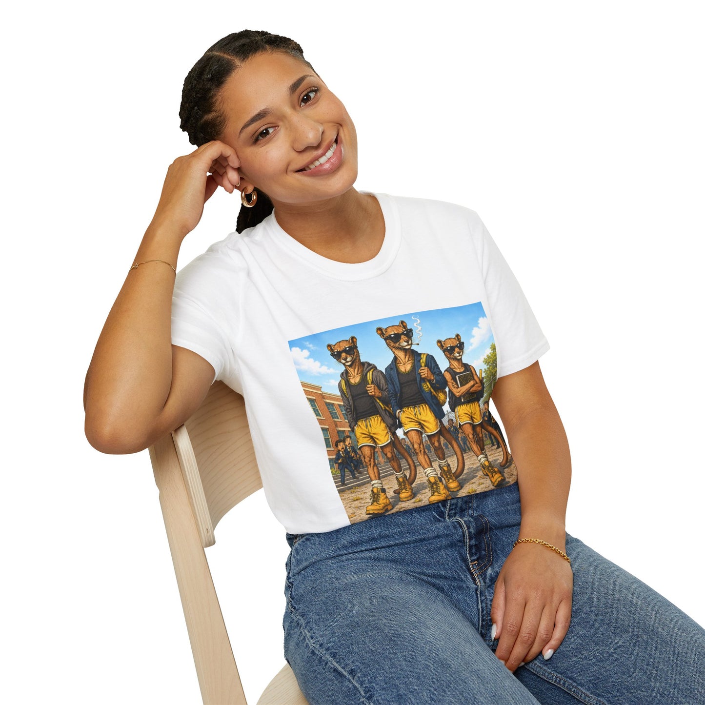Fossa Schoolboys T-Shirt — Funny Show-Off Student Graphic Tee