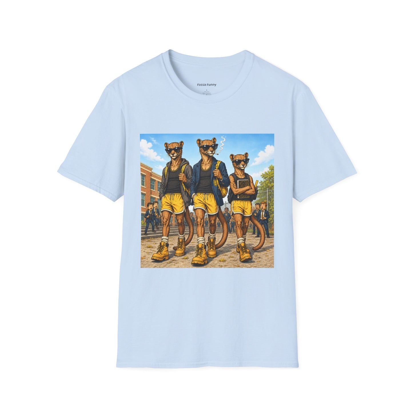 Fossa Schoolboys T-Shirt — Funny Show-Off Student Graphic Tee