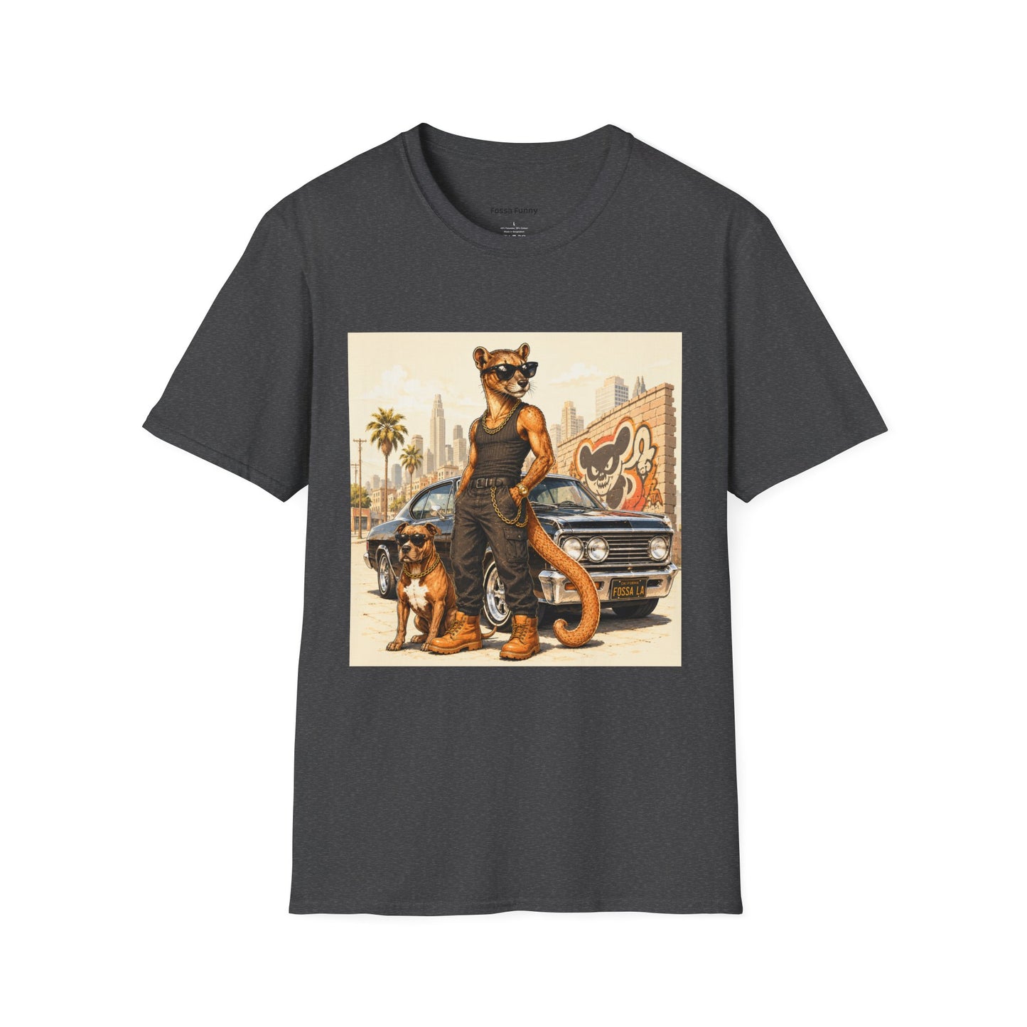 Fossa Gangster T-Shirt — Retro Street Fossa Vintage Car Graphic Tee