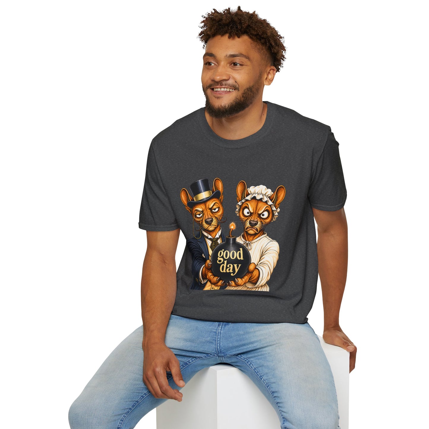 Fossa Newlyweds T-Shirt — Funny Good Day Couple Graphic Tee