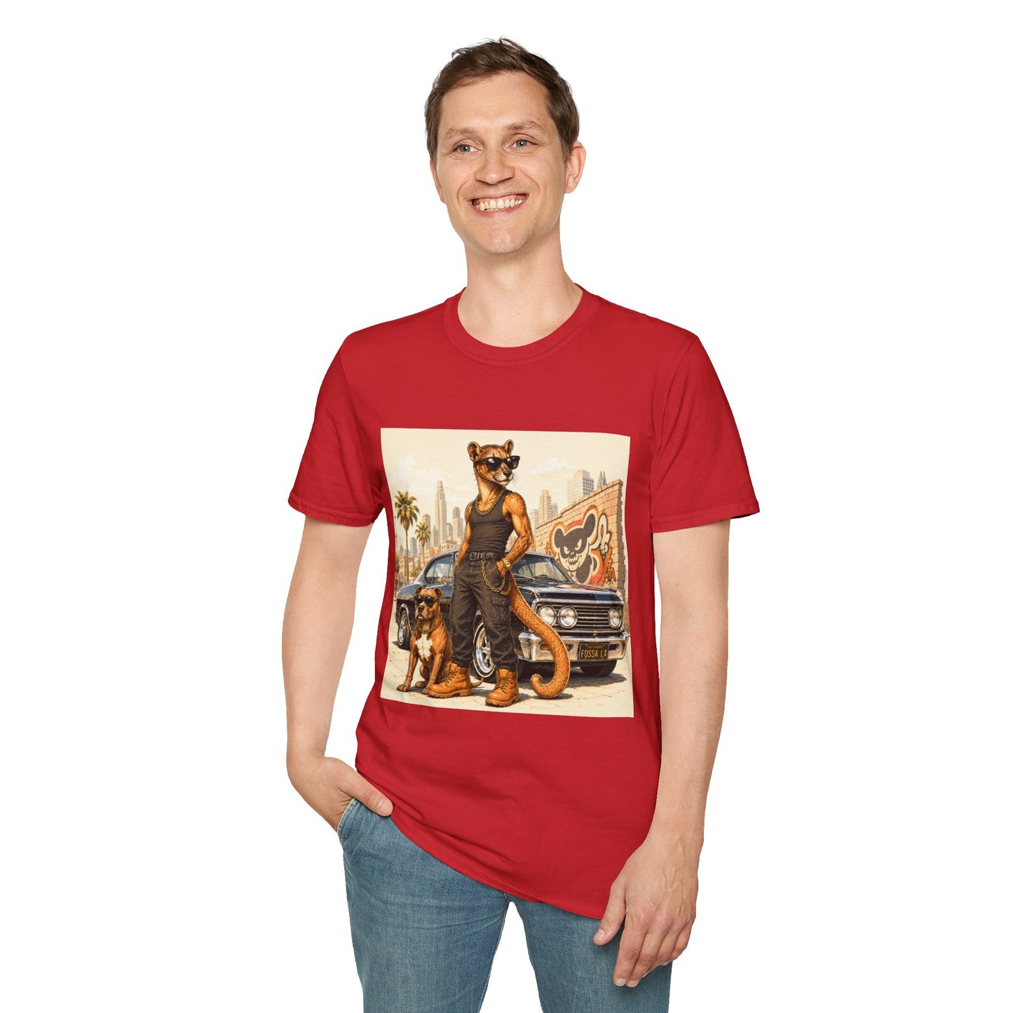 Fossa Gangster T-Shirt — Retro Street Fossa Vintage Car Graphic Tee
