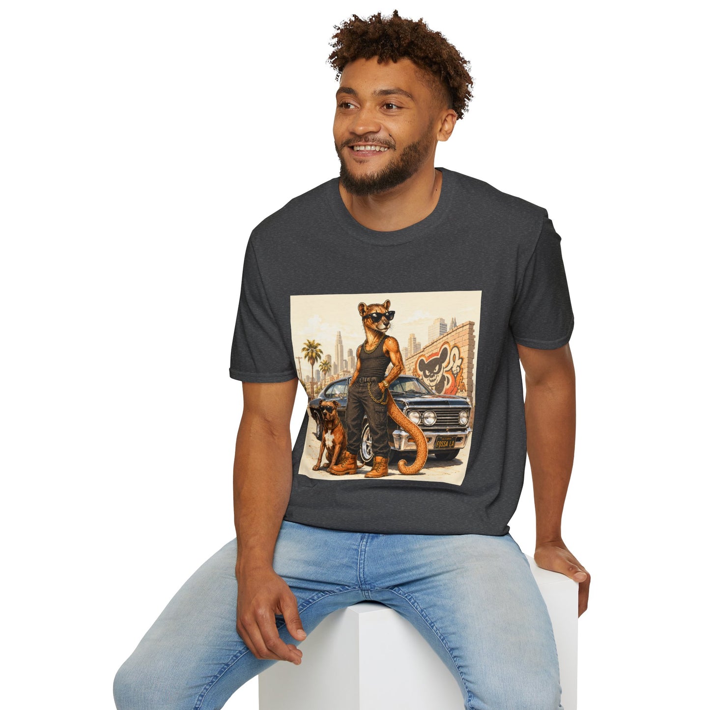 Fossa Gangster T-Shirt — Retro Street Fossa Vintage Car Graphic Tee