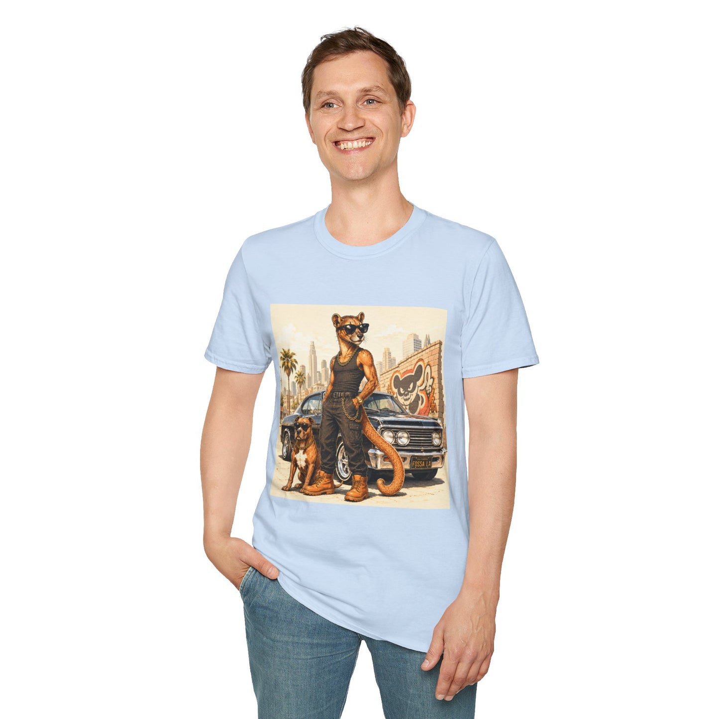Fossa Gangster T-Shirt — Retro Street Fossa Vintage Car Graphic Tee