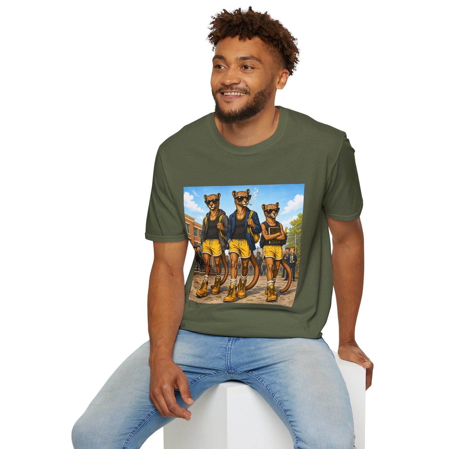 Fossa Schoolboys T-Shirt — Funny Show-Off Student Graphic Tee