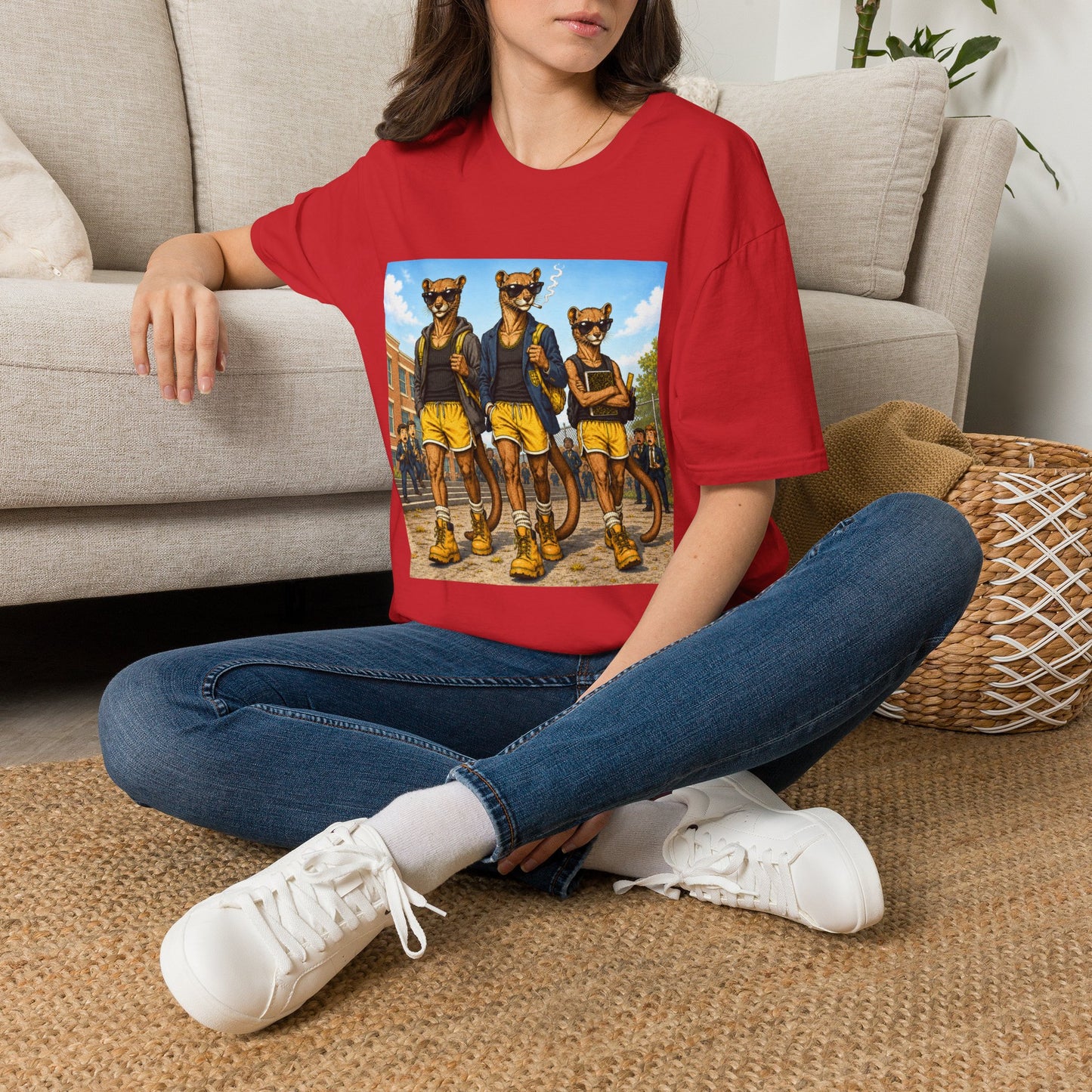 Fossa Schoolboys T-Shirt — Funny Show-Off Student Graphic Tee