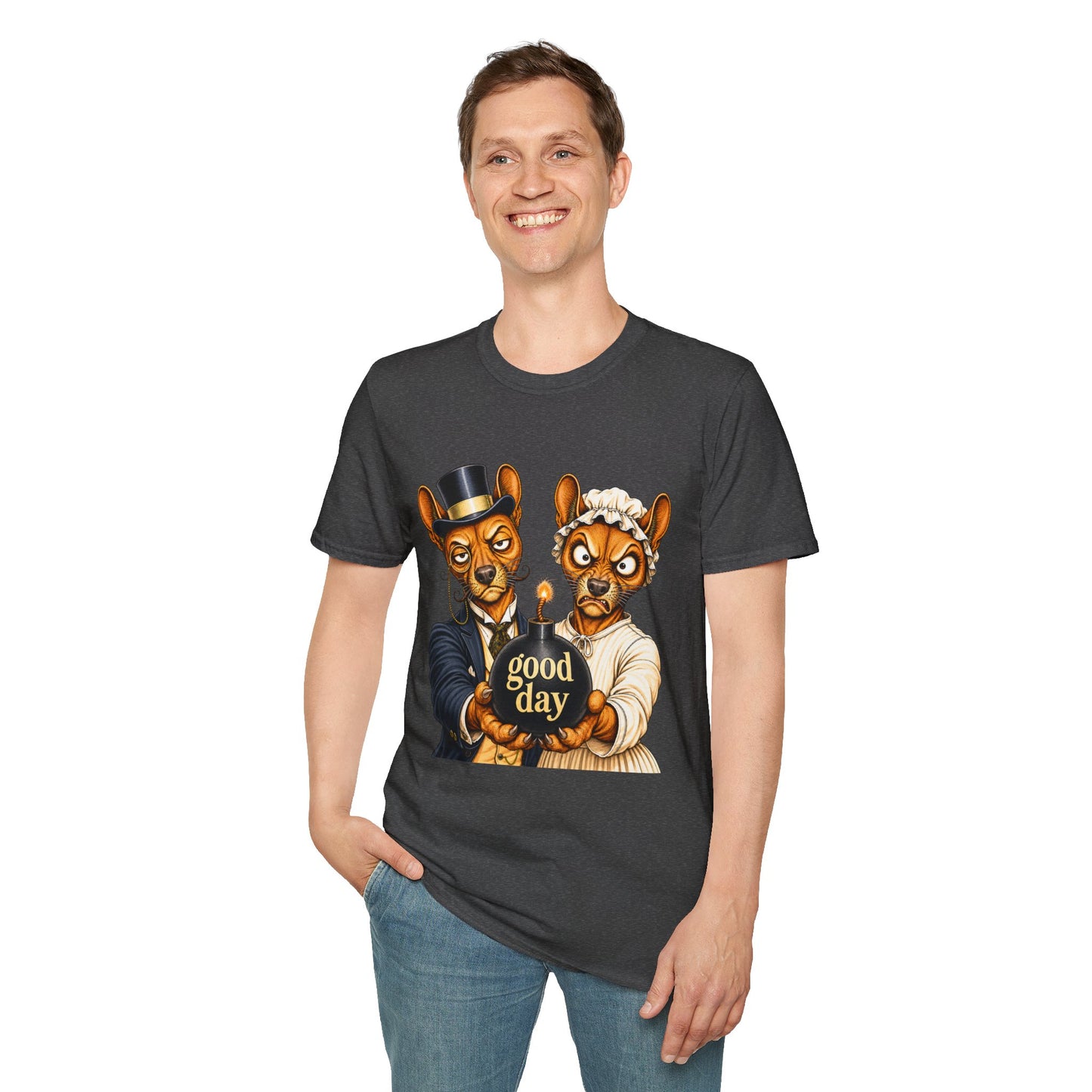 Fossa Newlyweds T-Shirt — Funny Good Day Couple Graphic Tee