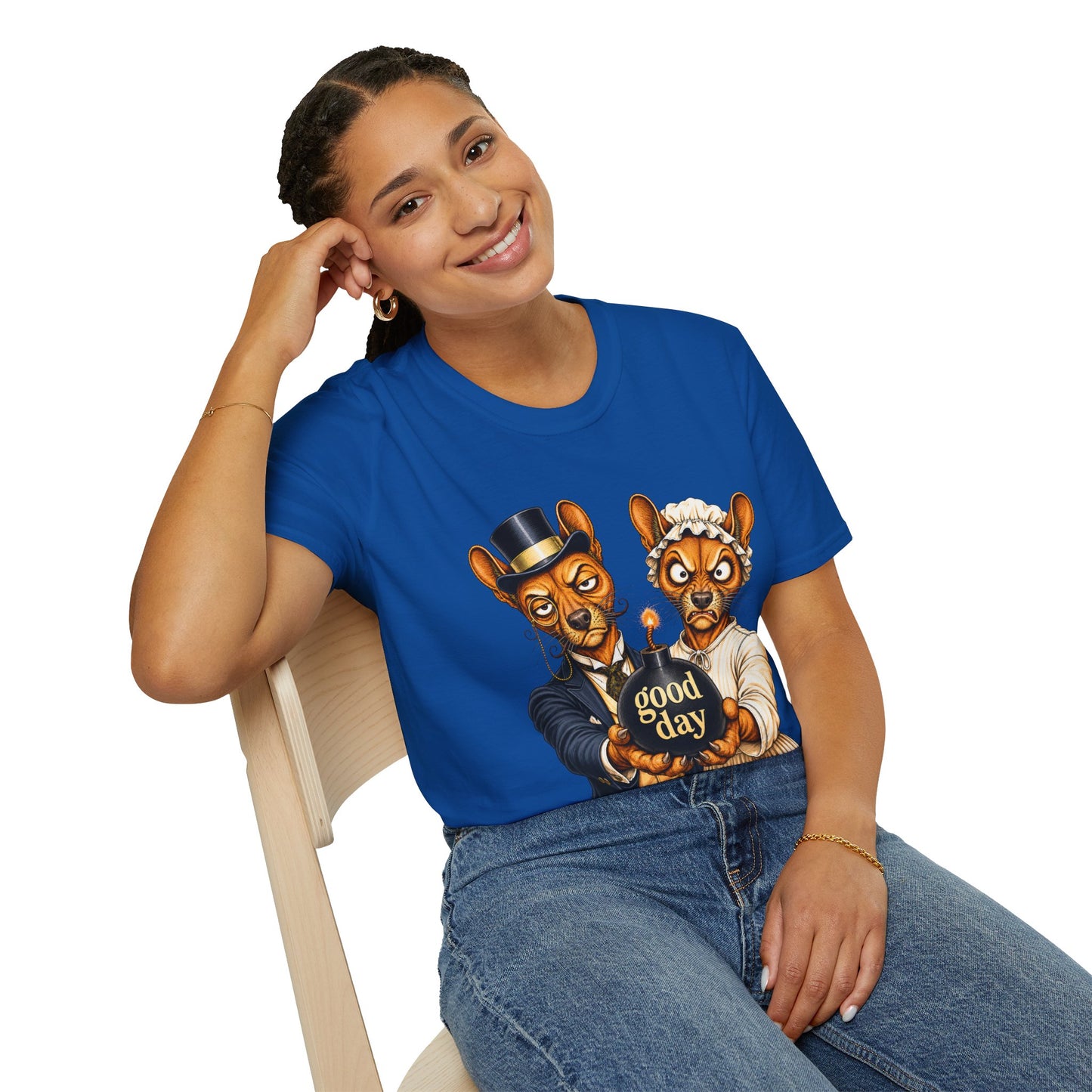 Fossa Newlyweds T-Shirt — Funny Good Day Couple Graphic Tee