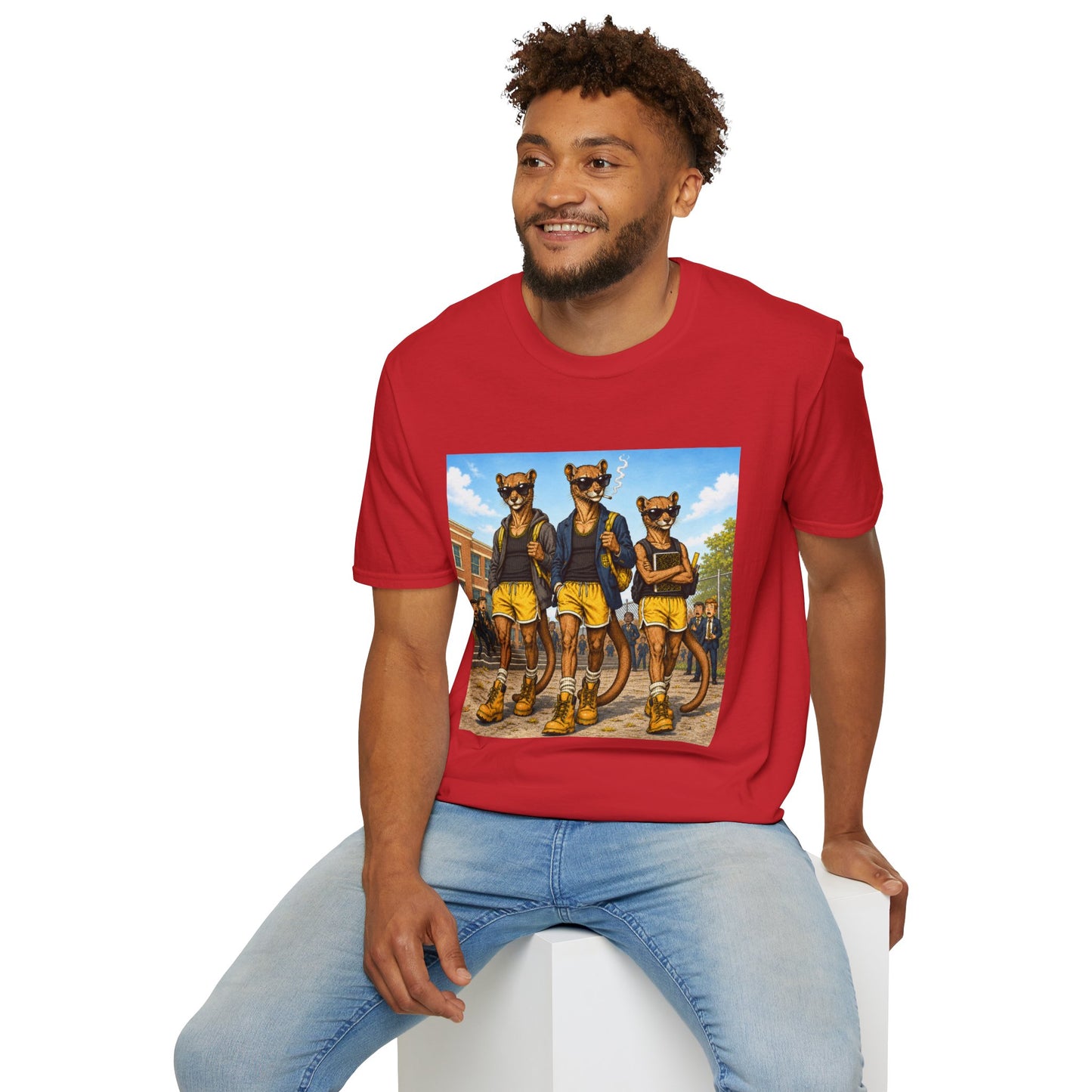 Fossa Schoolboys T-Shirt — Funny Show-Off Student Graphic Tee