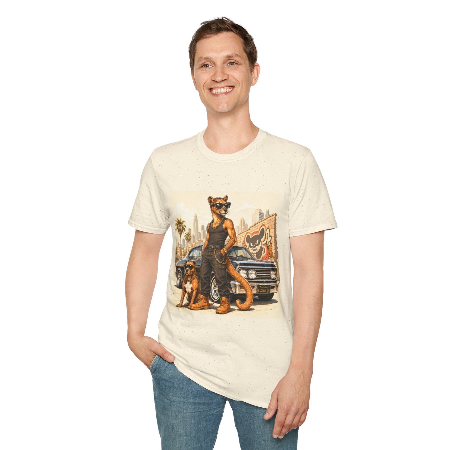 Fossa Gangster T-Shirt — Retro Street Fossa Vintage Car Graphic Tee