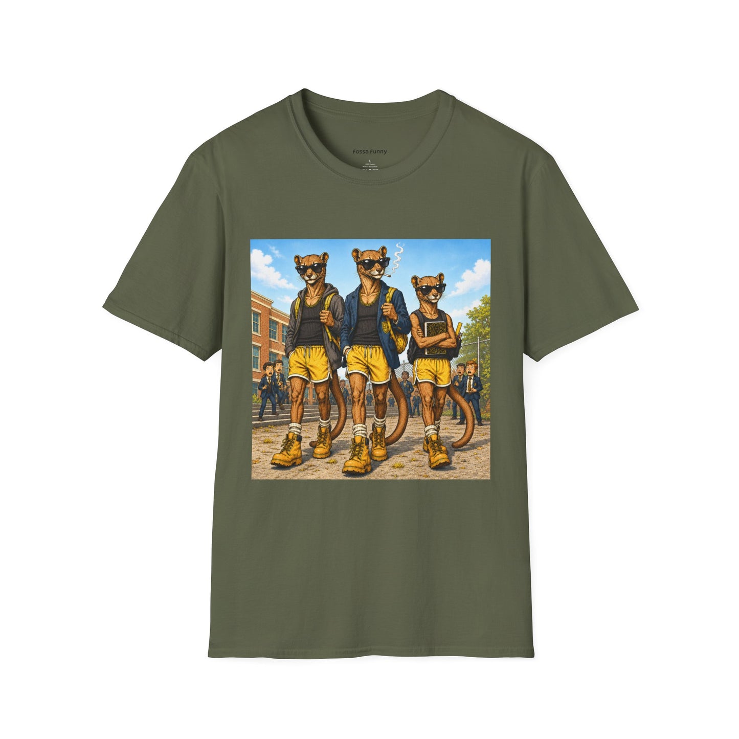 Fossa Schoolboys T-Shirt — Funny Show-Off Student Graphic Tee