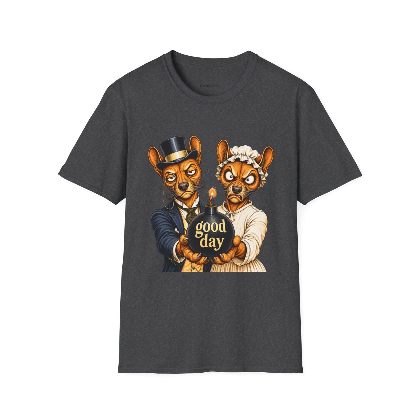 Fossa Newlyweds T-Shirt — Funny Good Day Couple Graphic Tee