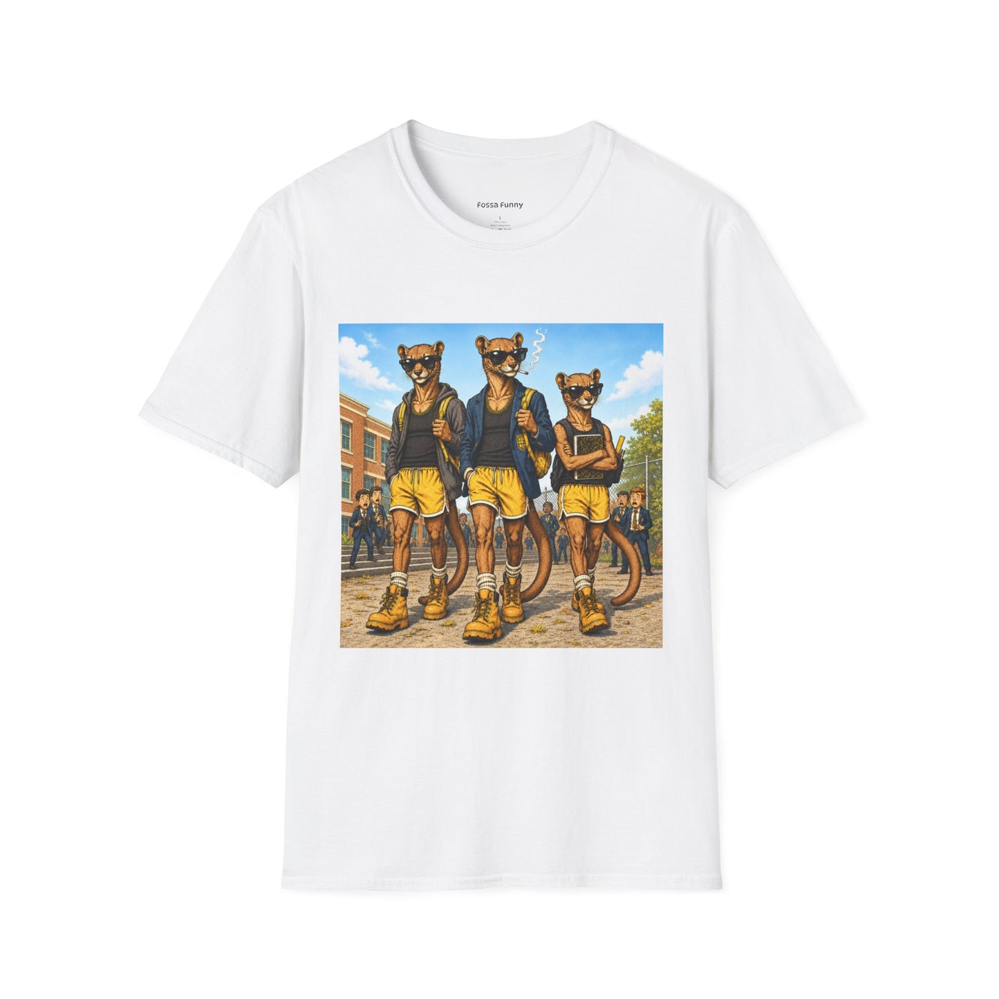 Fossa Schoolboys T-Shirt — Funny Show-Off Student Graphic Tee
