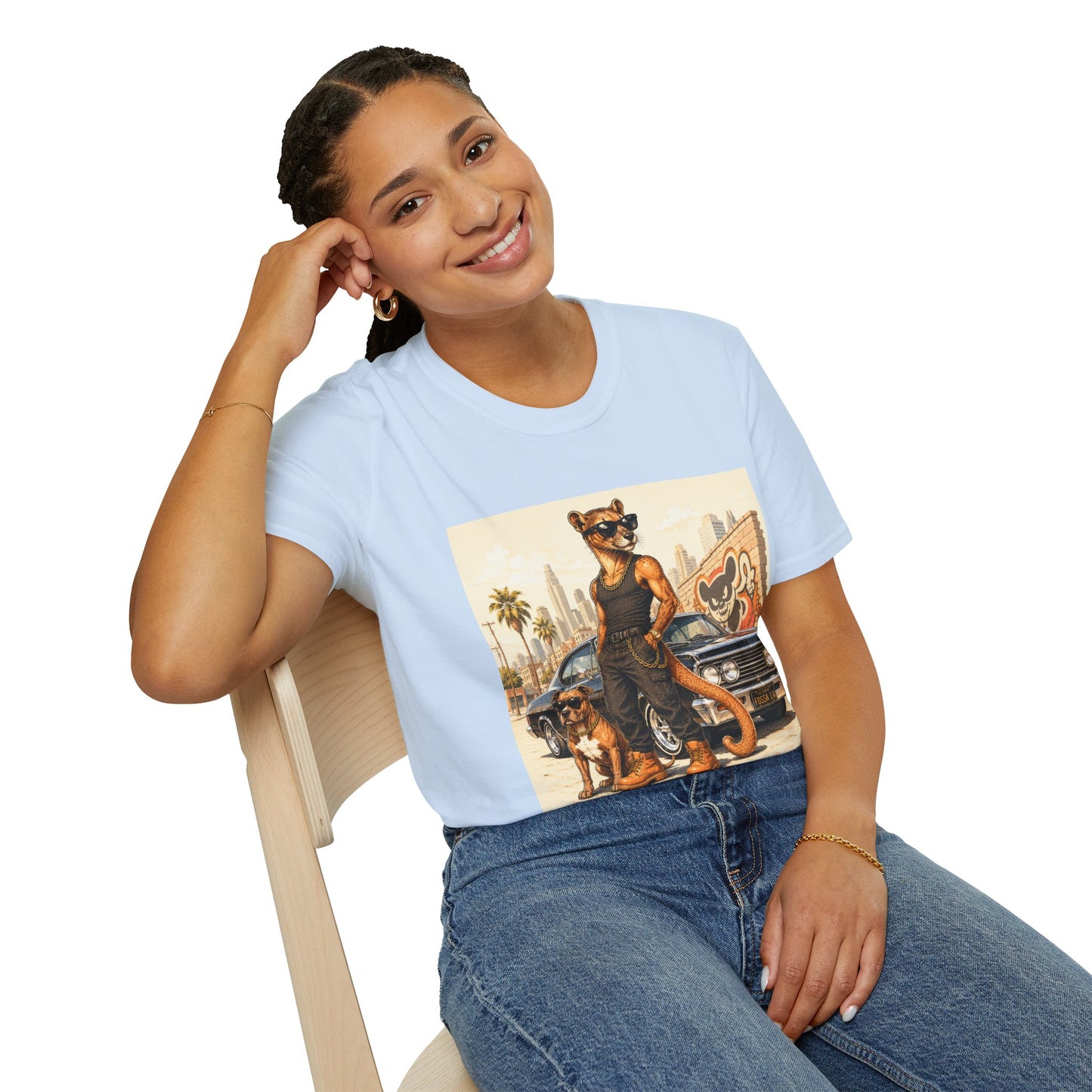 Fossa Gangster T-Shirt — Retro Street Fossa Vintage Car Graphic Tee