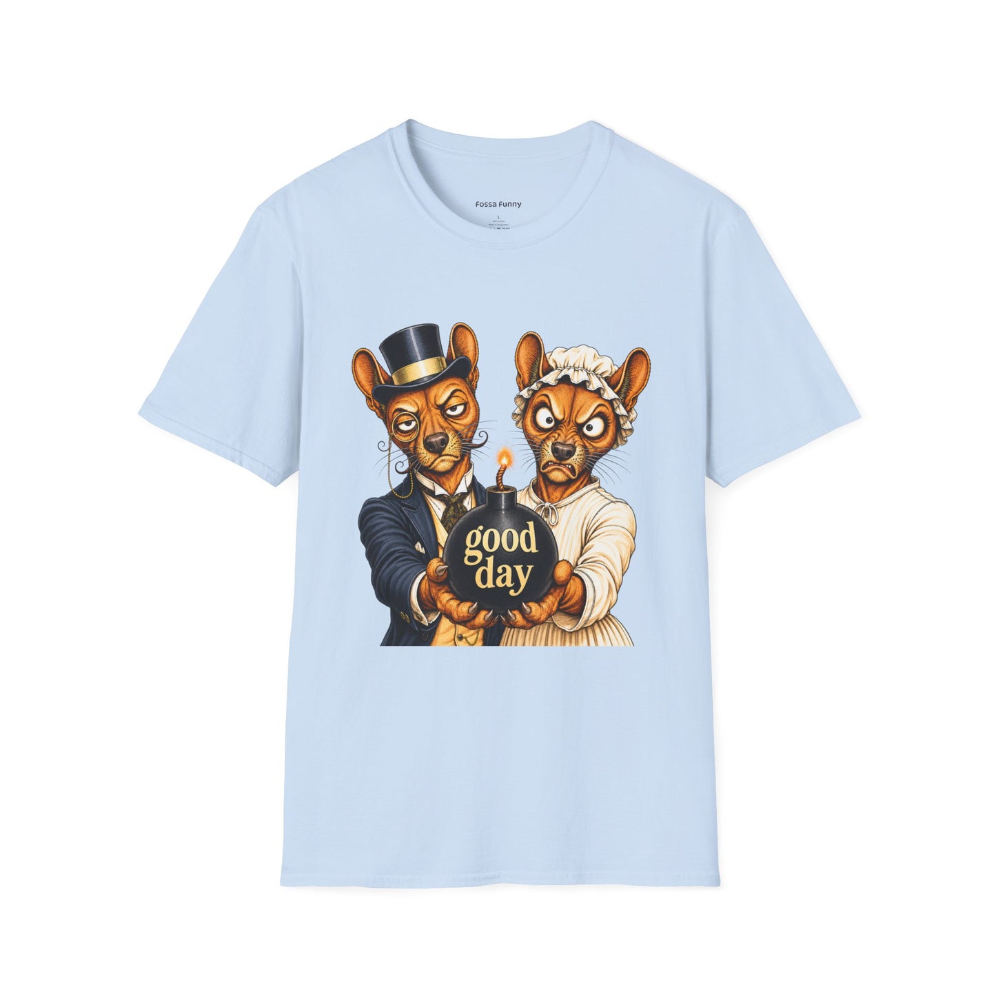 Fossa Newlyweds T-Shirt — Funny Good Day Couple Graphic Tee