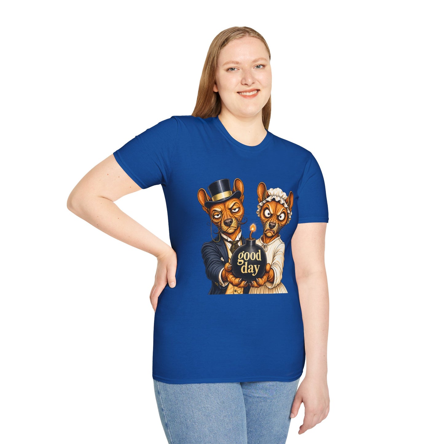 Fossa Newlyweds T-Shirt — Funny Good Day Couple Graphic Tee