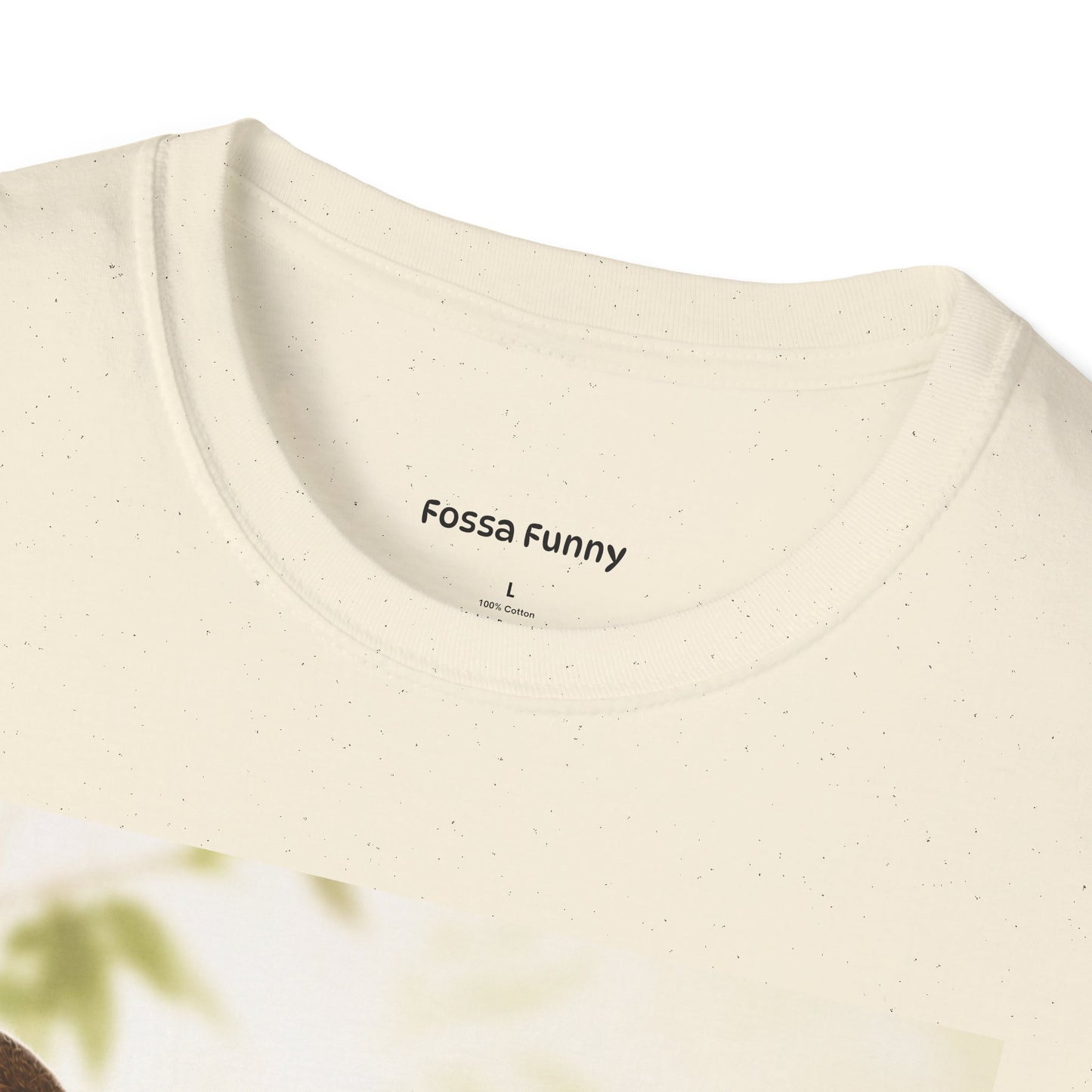 Realistic Fossa Portrait T-Shirt — Madagascar Wildlife Graphic Tee