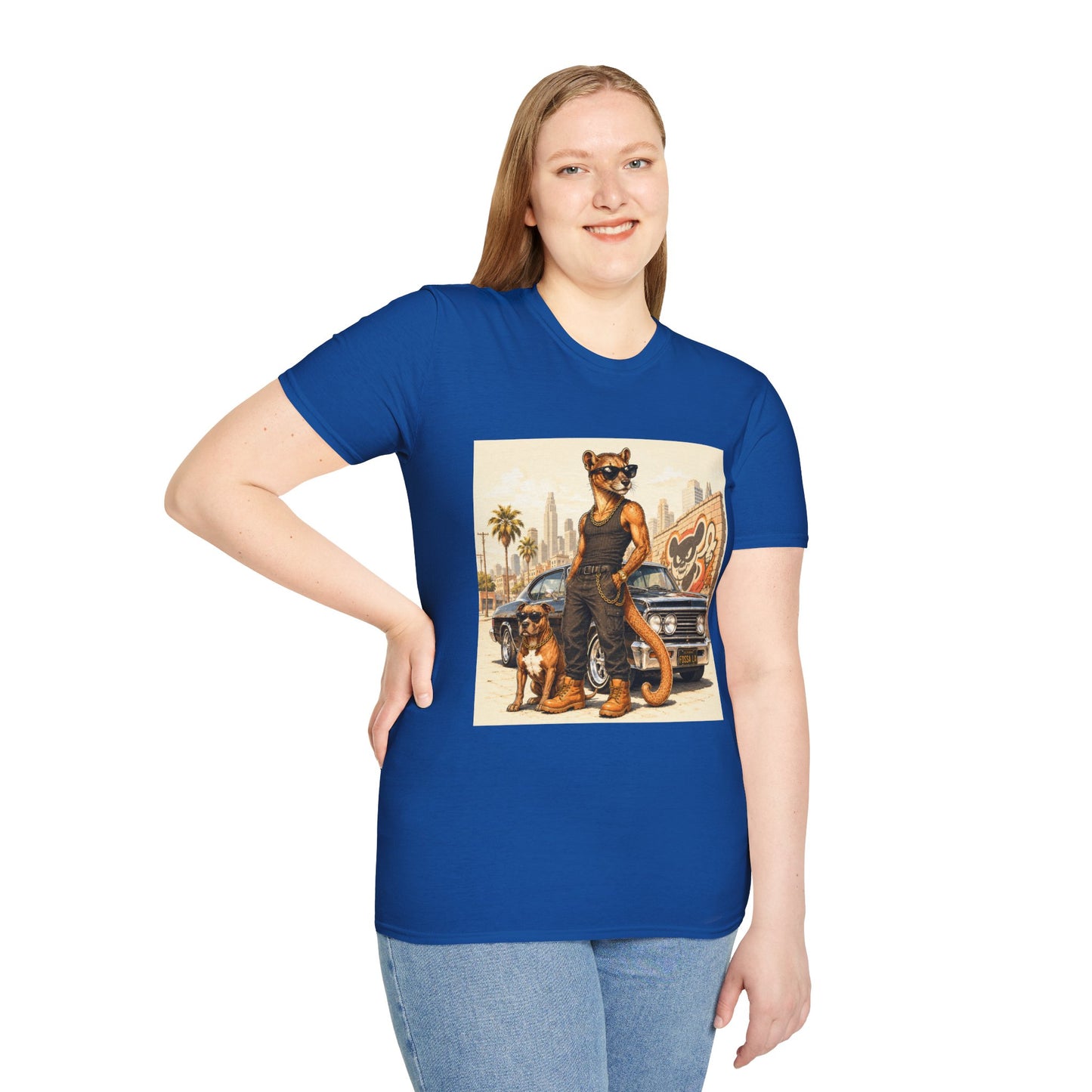 Fossa Gangster T-Shirt — Retro Street Fossa Vintage Car Graphic Tee