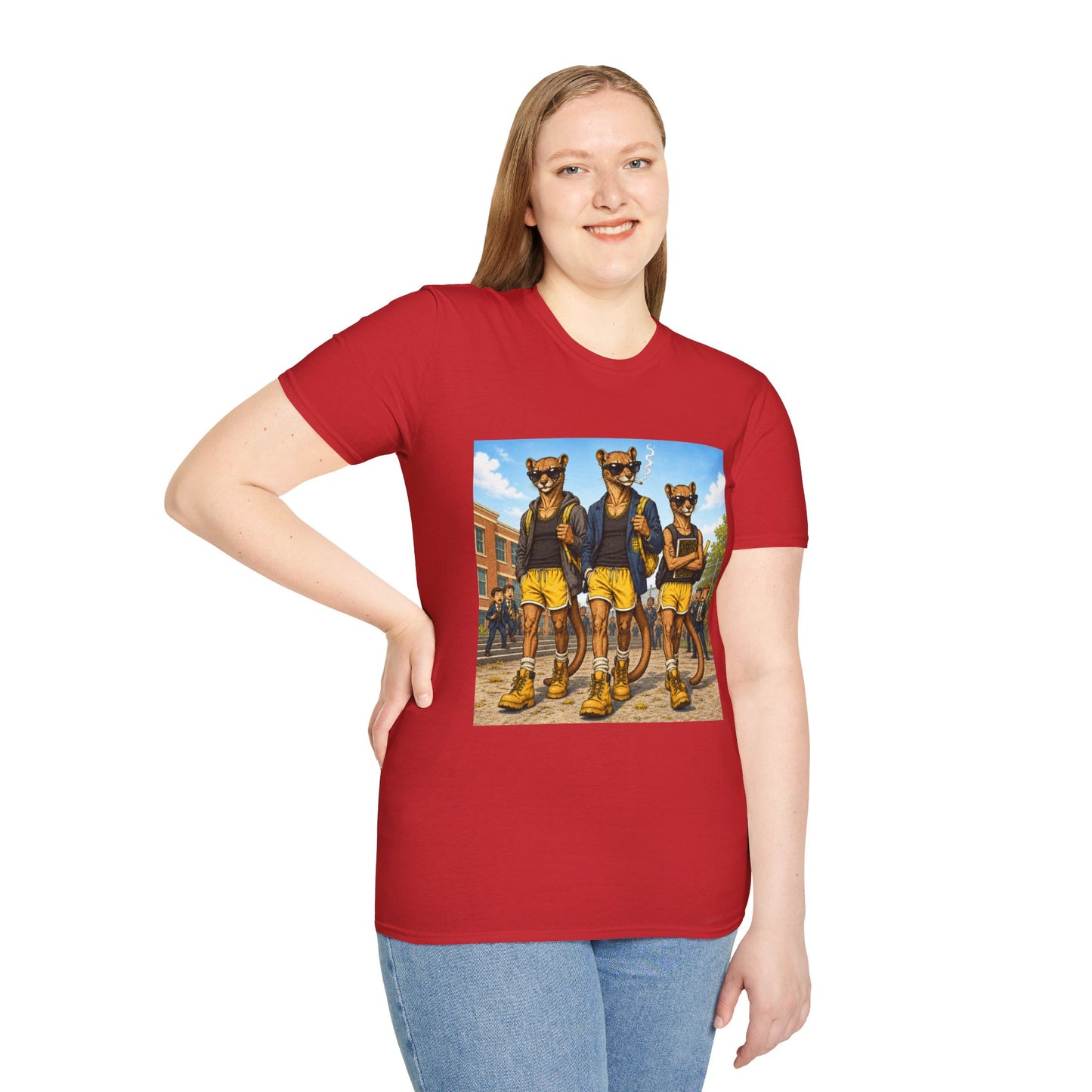 Fossa Schoolboys T-Shirt — Funny Show-Off Student Graphic Tee