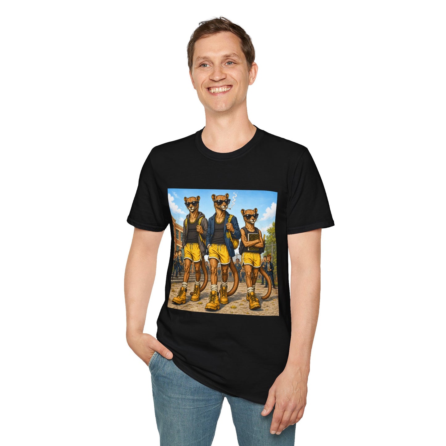 Fossa Schoolboys T-Shirt — Funny Show-Off Student Graphic Tee