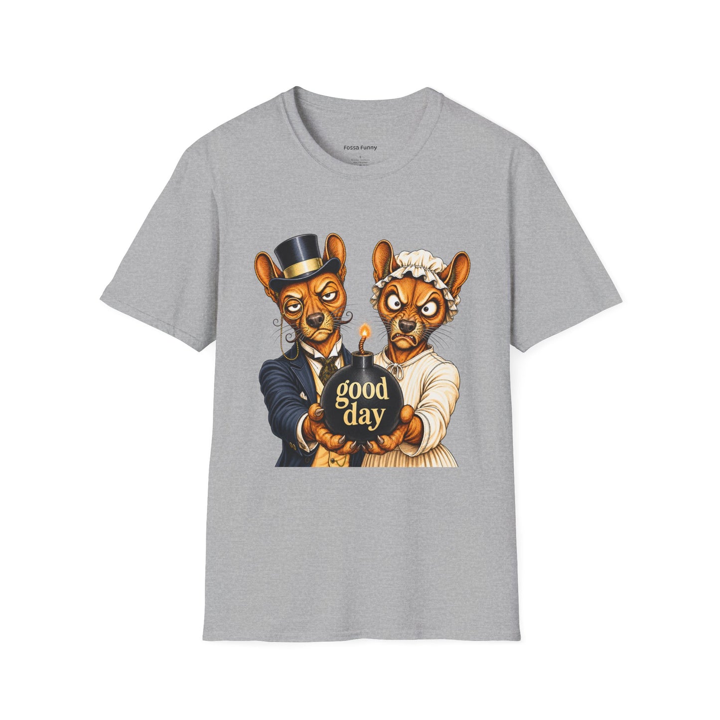 Fossa Newlyweds T-Shirt — Funny Good Day Couple Graphic Tee