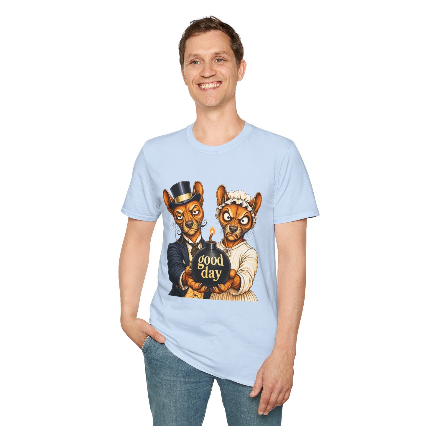 Fossa Newlyweds T-Shirt — Funny Good Day Couple Graphic Tee