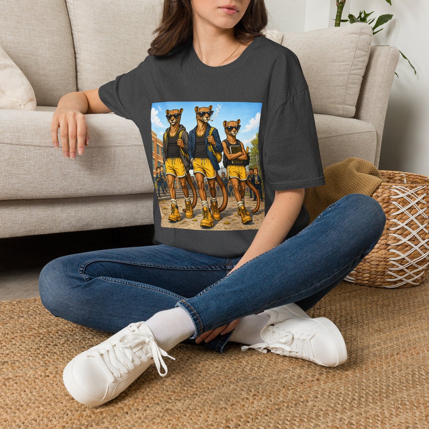 Fossa Schoolboys T-Shirt — Funny Show-Off Student Graphic Tee