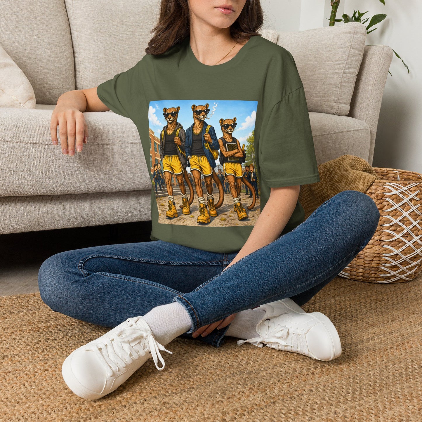 Fossa Schoolboys T-Shirt — Funny Show-Off Student Graphic Tee