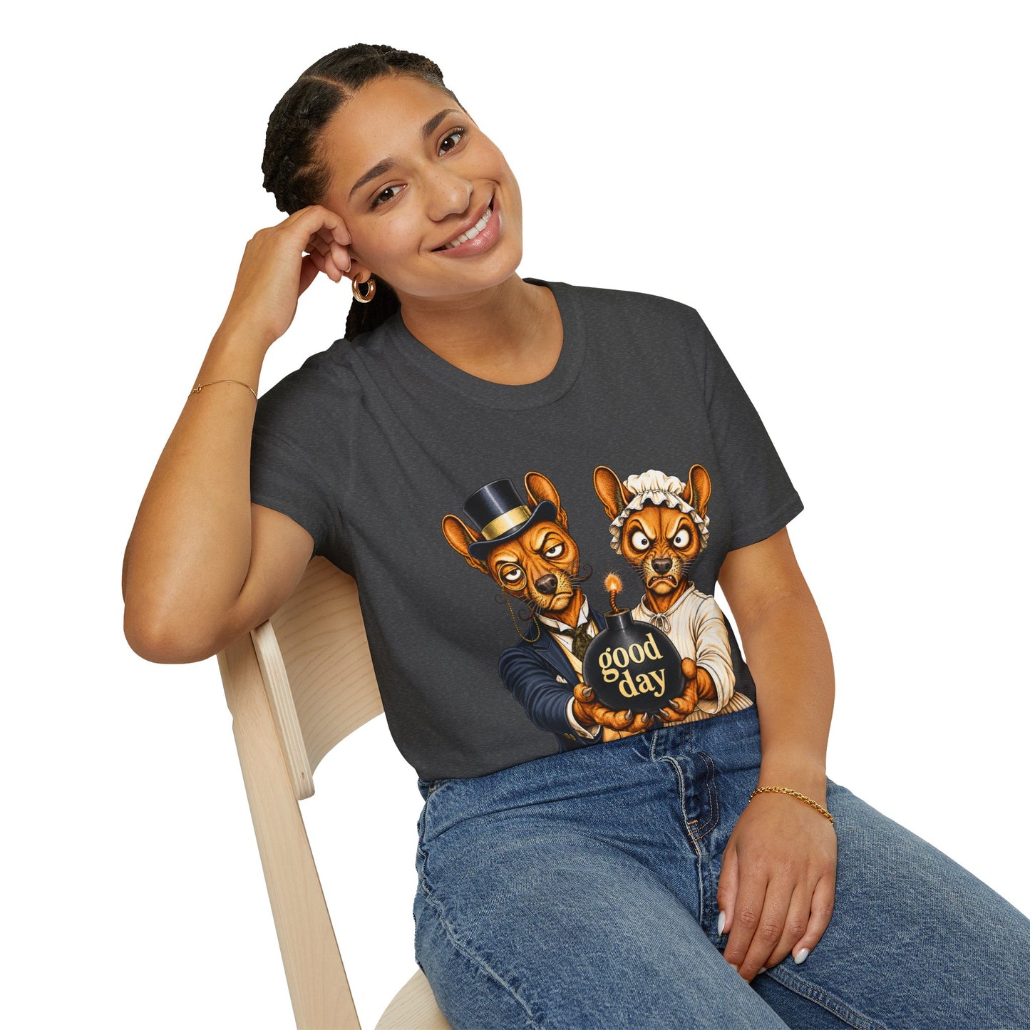 Fossa Newlyweds T-Shirt — Funny Good Day Couple Graphic Tee