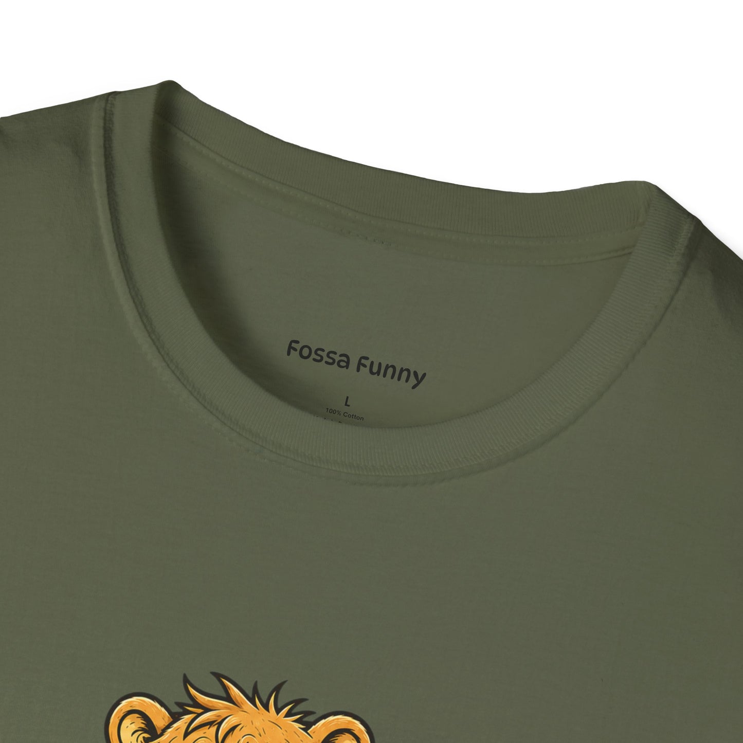 Coffee Powered Fossa T-Shirt — Funny Loading Animal Graphic Tee