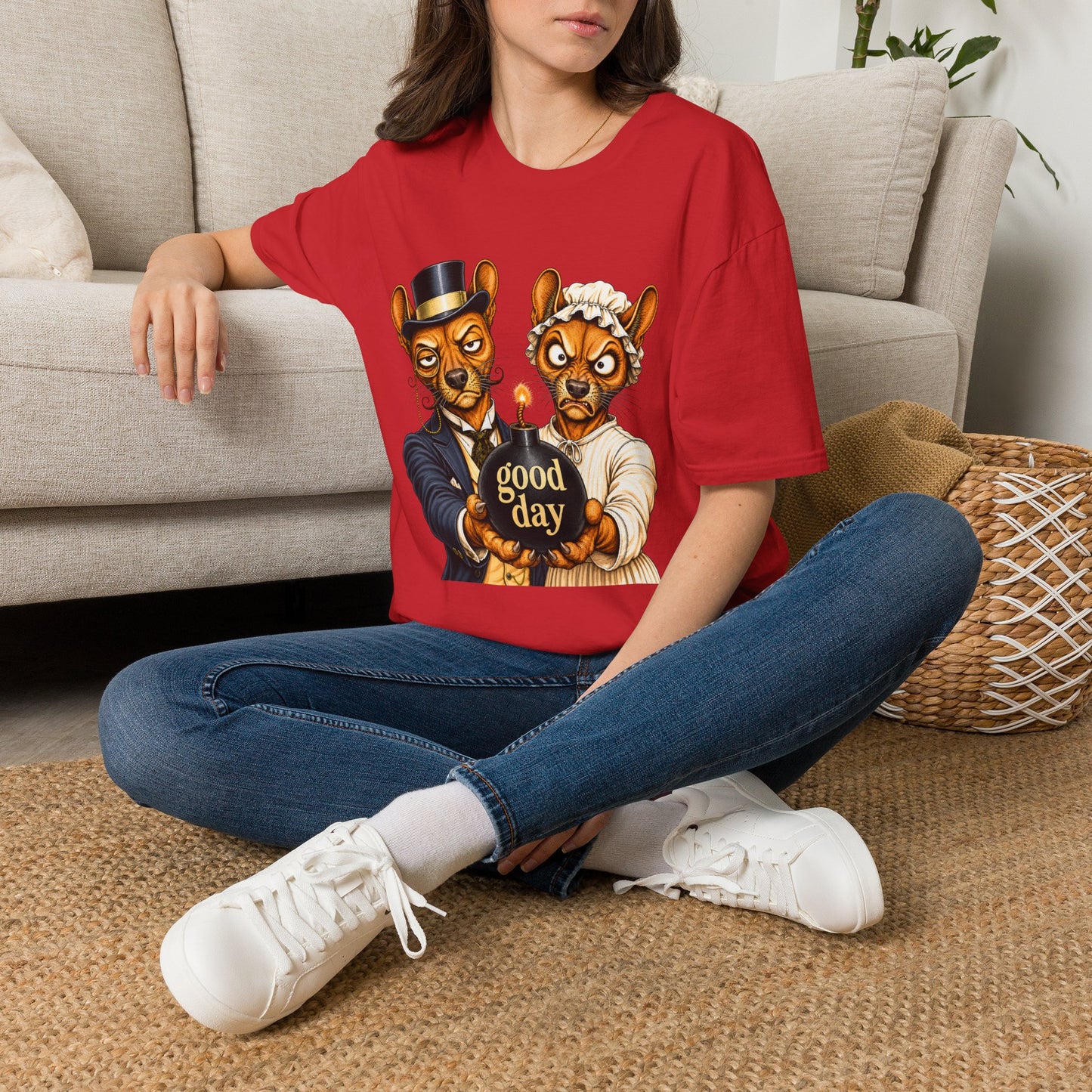 Fossa Newlyweds T-Shirt — Funny Good Day Couple Graphic Tee