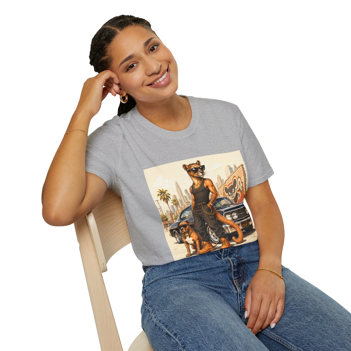 Fossa Gangster T-Shirt — Retro Street Fossa Vintage Car Graphic Tee