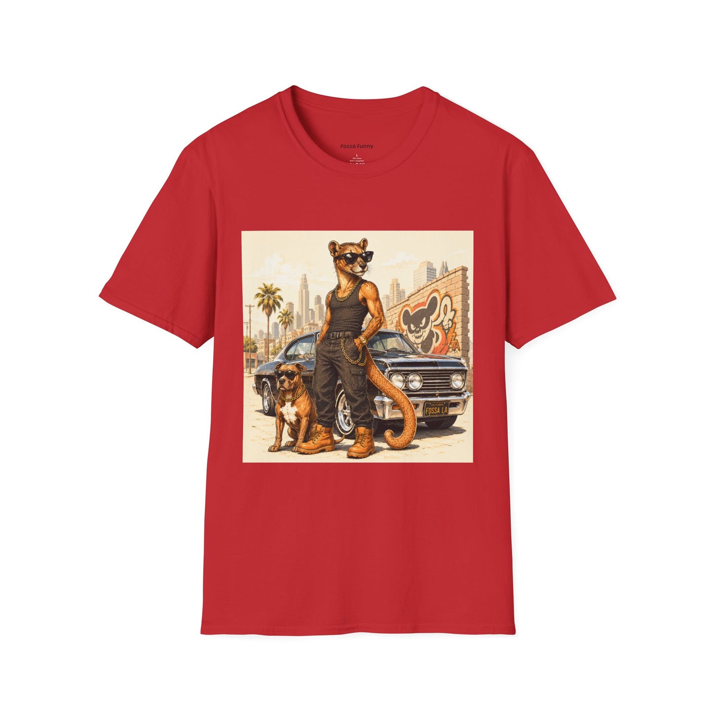 Fossa Gangster T-Shirt — Retro Street Fossa Vintage Car Graphic Tee