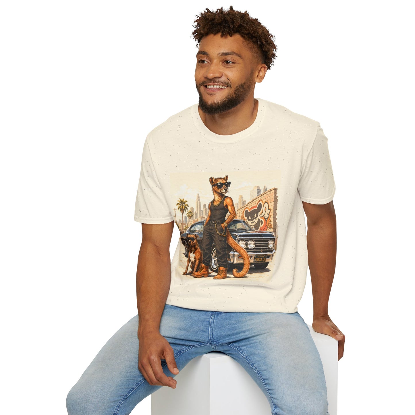 Fossa Gangster T-Shirt — Retro Street Fossa Vintage Car Graphic Tee