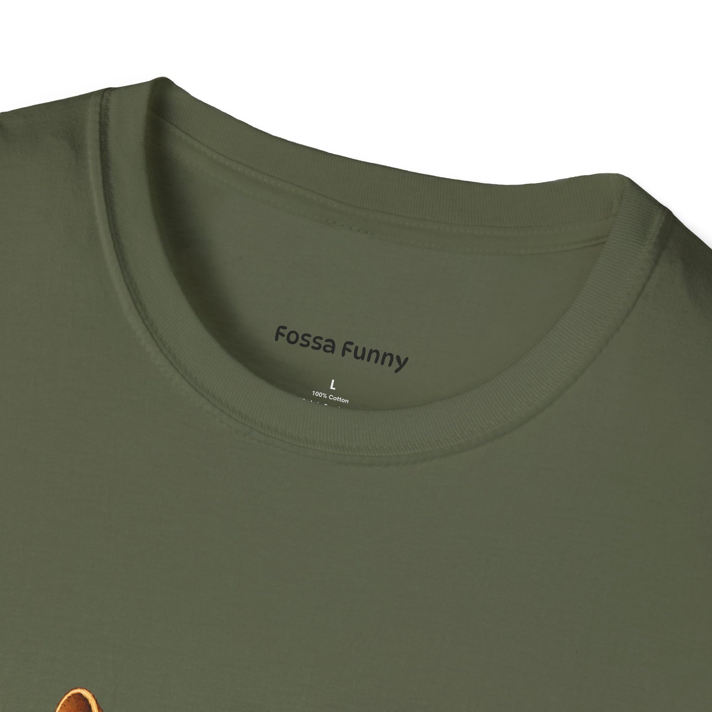 Protective Mama Fossa T-Shirt — A soft and heartwarming design celebrating the love between a mother and her baby