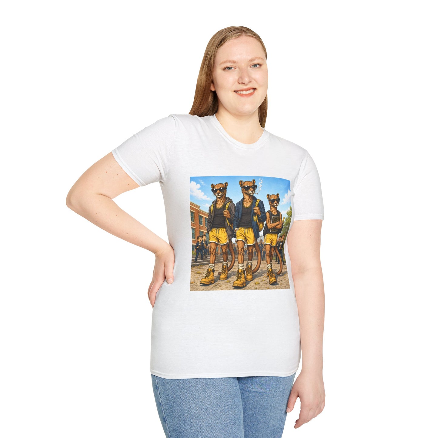 Fossa Schoolboys T-Shirt — Funny Show-Off Student Graphic Tee