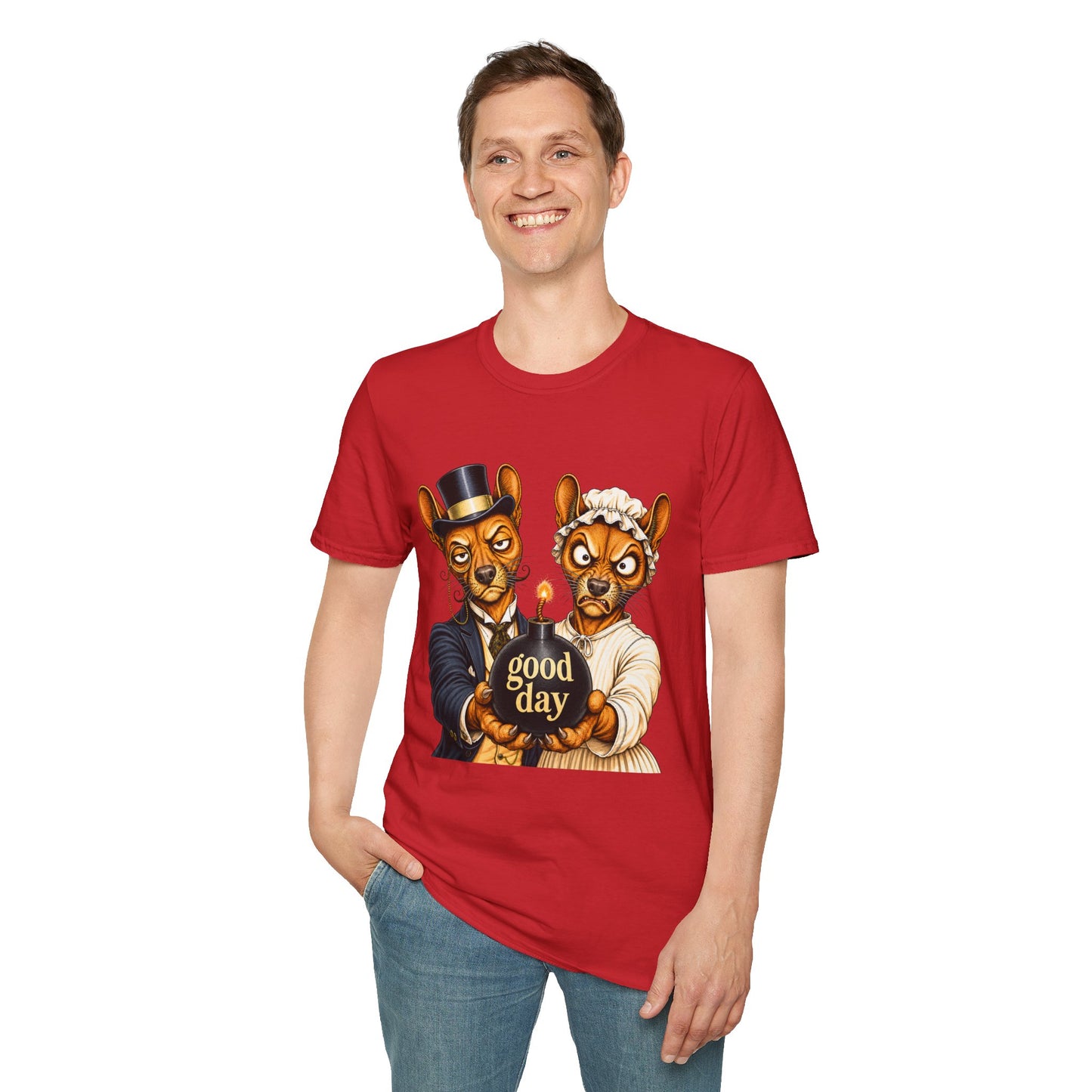 Fossa Newlyweds T-Shirt — Funny Good Day Couple Graphic Tee
