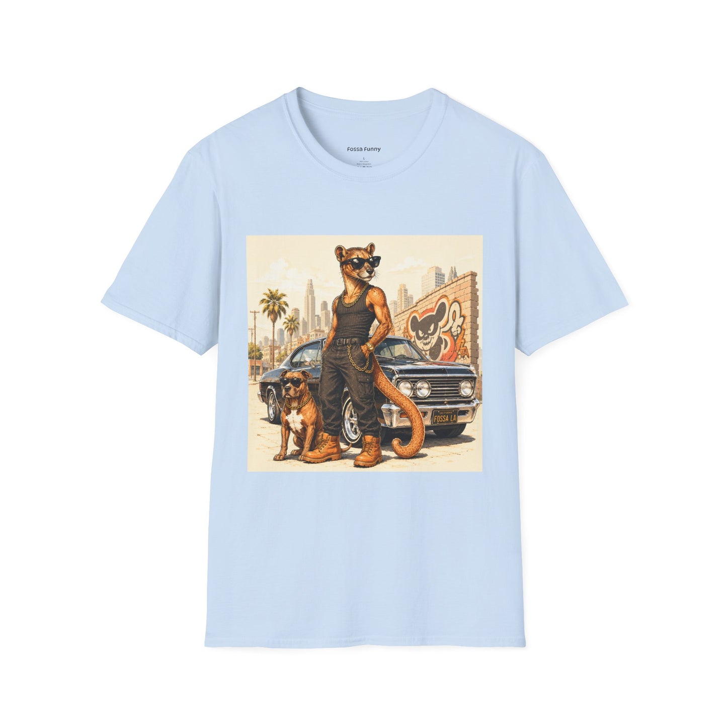 Fossa Gangster T-Shirt — Retro Street Fossa Vintage Car Graphic Tee