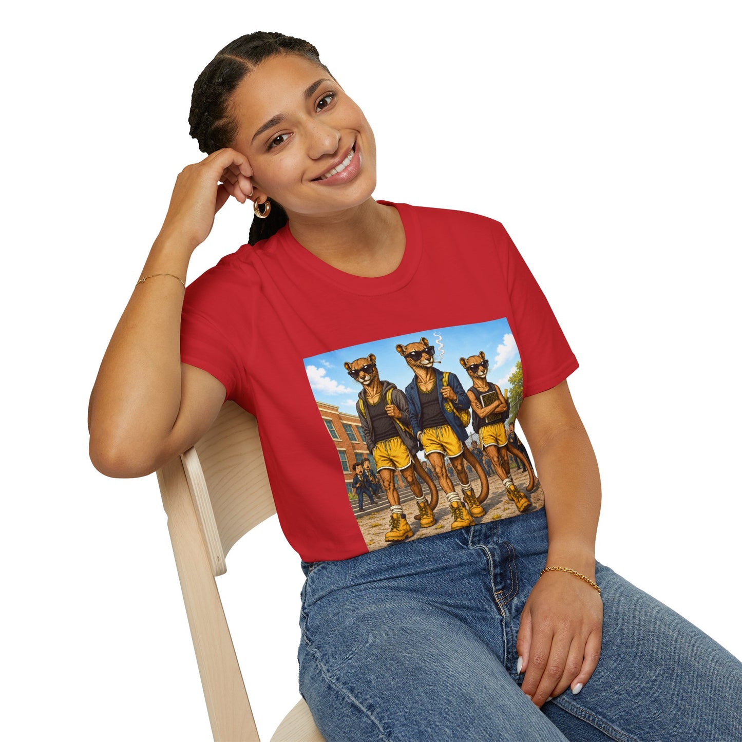 Fossa Schoolboys T-Shirt — Funny Show-Off Student Graphic Tee