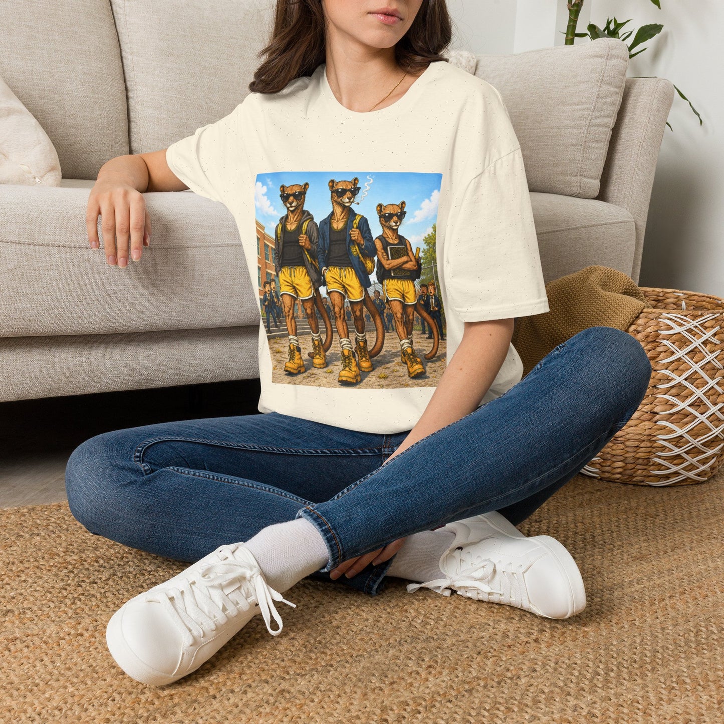 Fossa Schoolboys T-Shirt — Funny Show-Off Student Graphic Tee