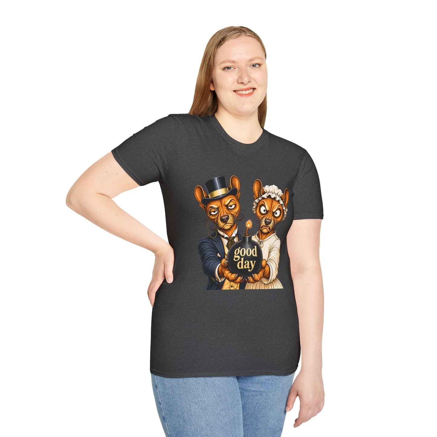 Fossa Newlyweds T-Shirt — Funny Good Day Couple Graphic Tee