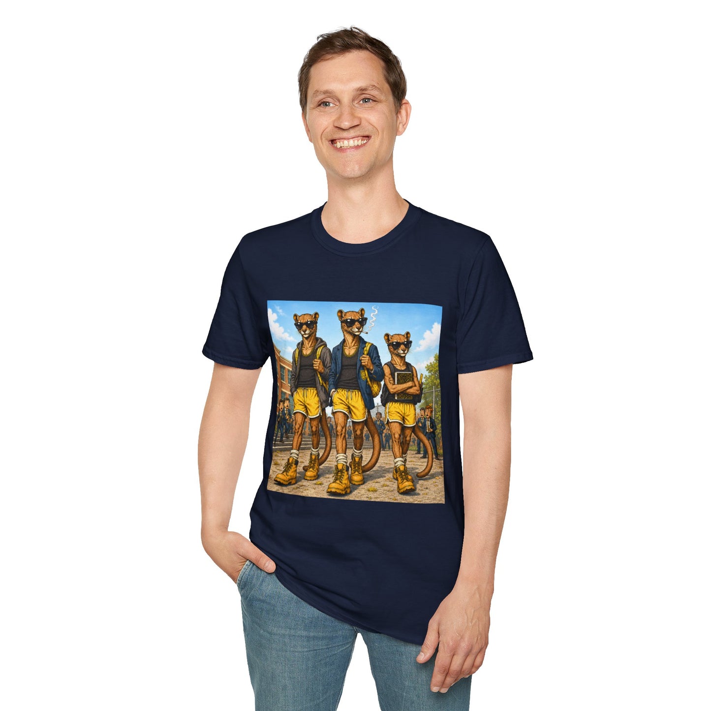 Fossa Schoolboys T-Shirt — Funny Show-Off Student Graphic Tee