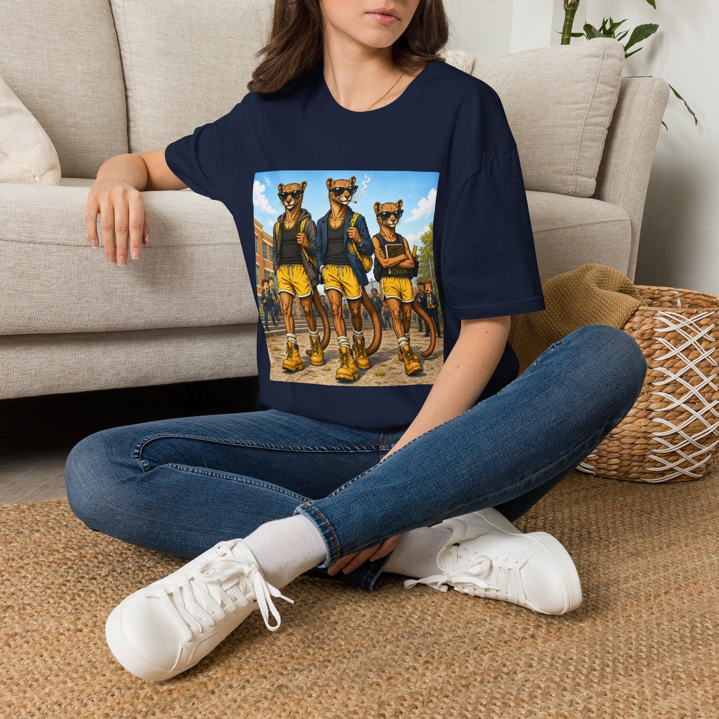 Fossa Schoolboys T-Shirt — Funny Show-Off Student Graphic Tee