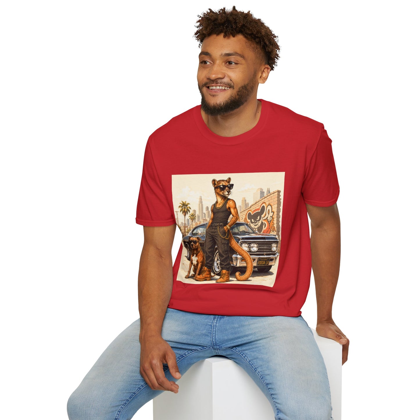 Fossa Gangster T-Shirt — Retro Street Fossa Vintage Car Graphic Tee