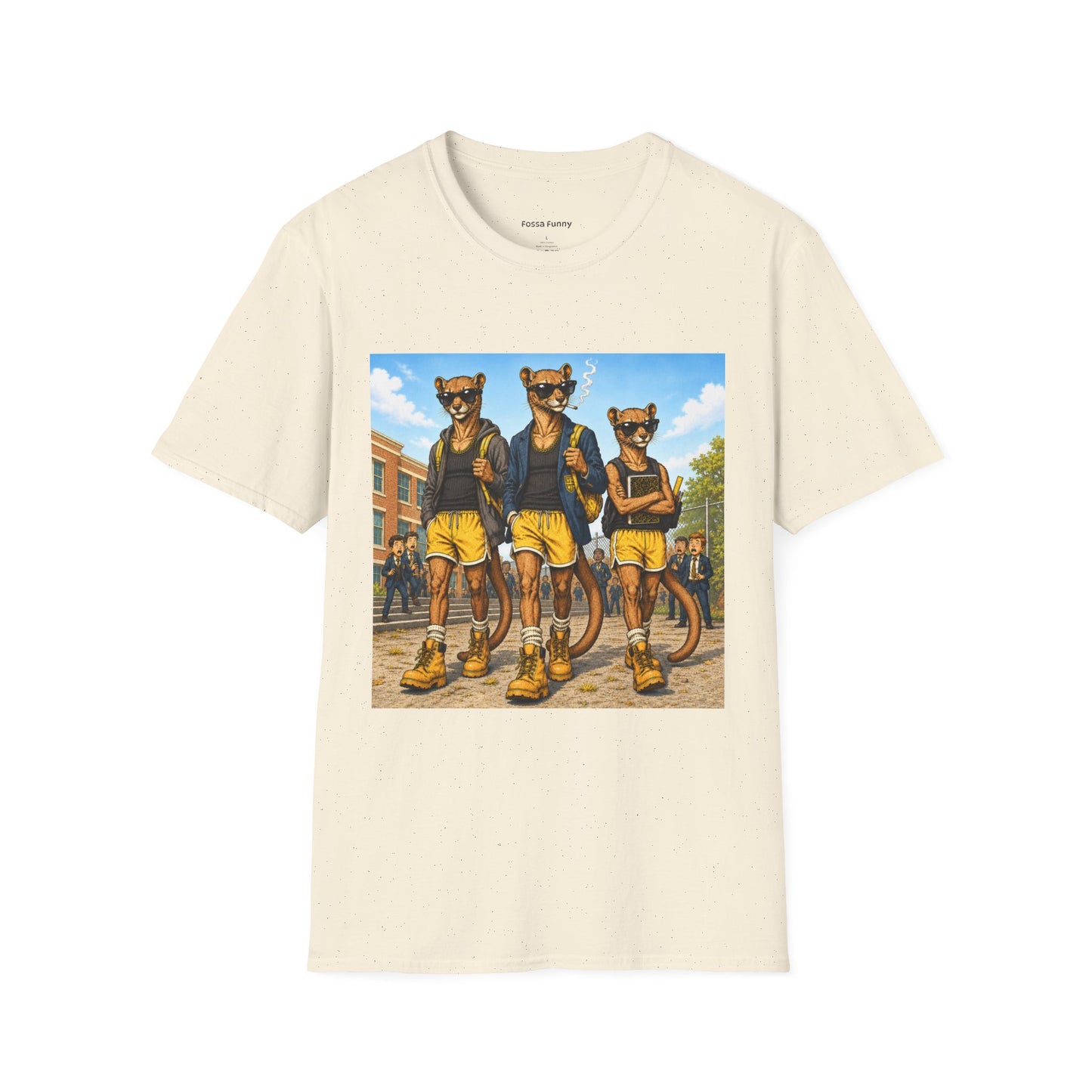 Fossa Schoolboys T-Shirt — Funny Show-Off Student Graphic Tee