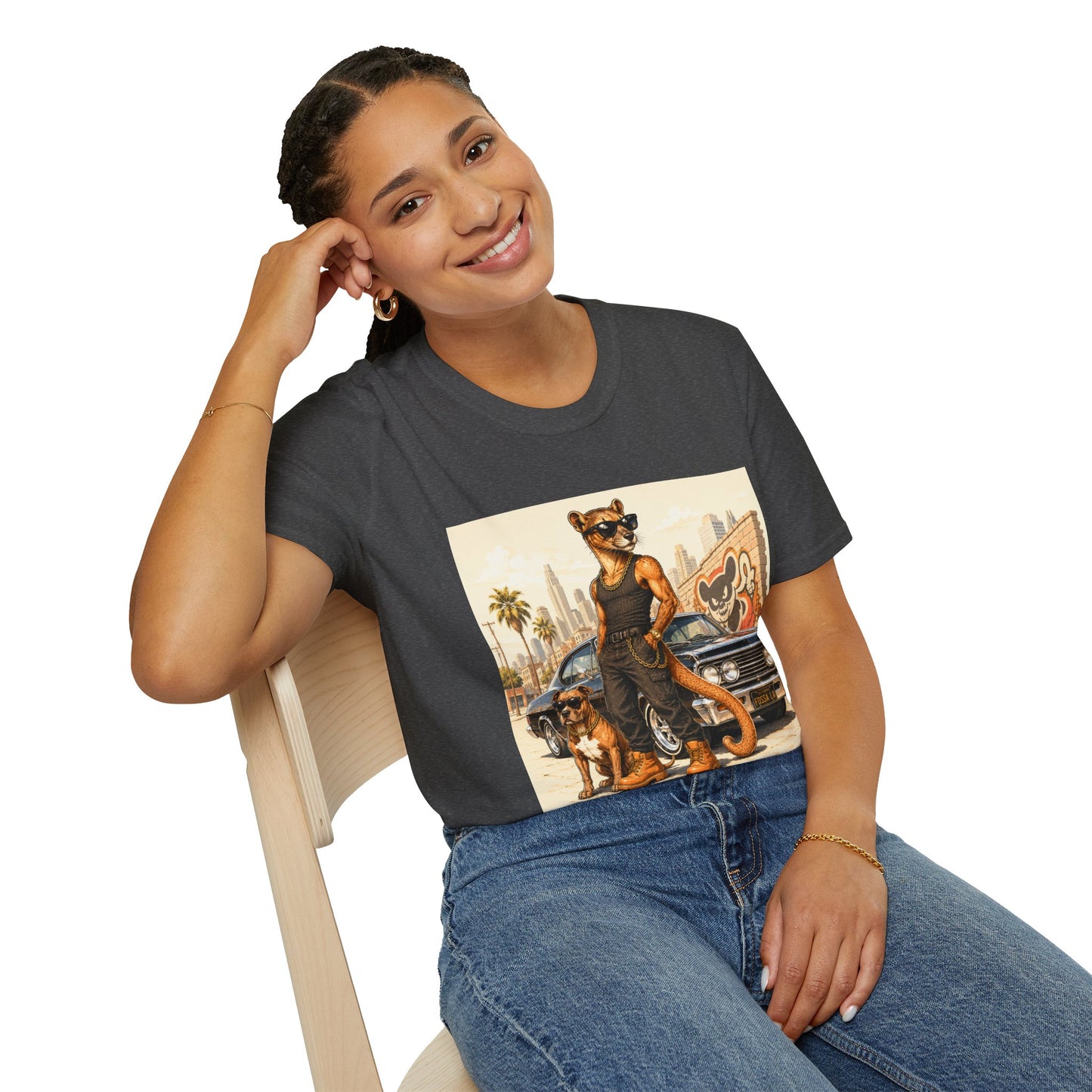 Fossa Gangster T-Shirt — Retro Street Fossa Vintage Car Graphic Tee