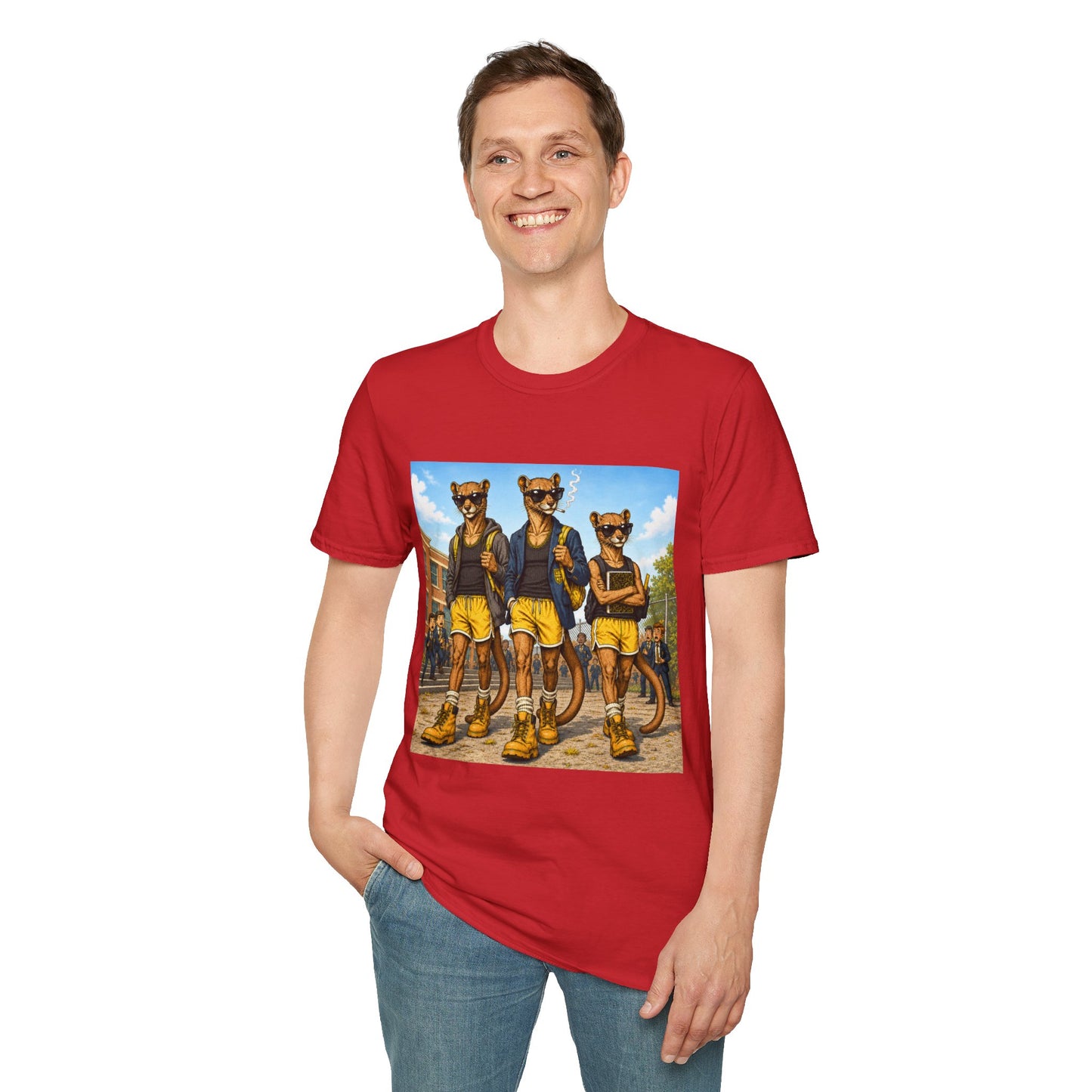 Fossa Schoolboys T-Shirt — Funny Show-Off Student Graphic Tee